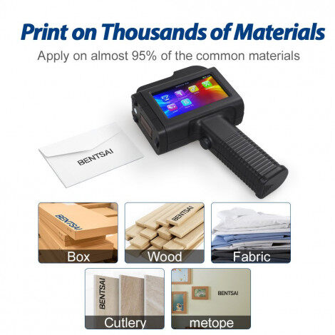 BENTSAI B30 1インチ ハンドヘルドプリンターラベラー 4.3インチ BENTSAI | B30 Portable Pocket Handjet Printer Gun